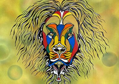 Rick Barrett art online – Lion