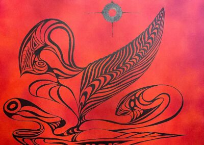 Rick Barrett art online – The Eagle, the Egg and the Snake
